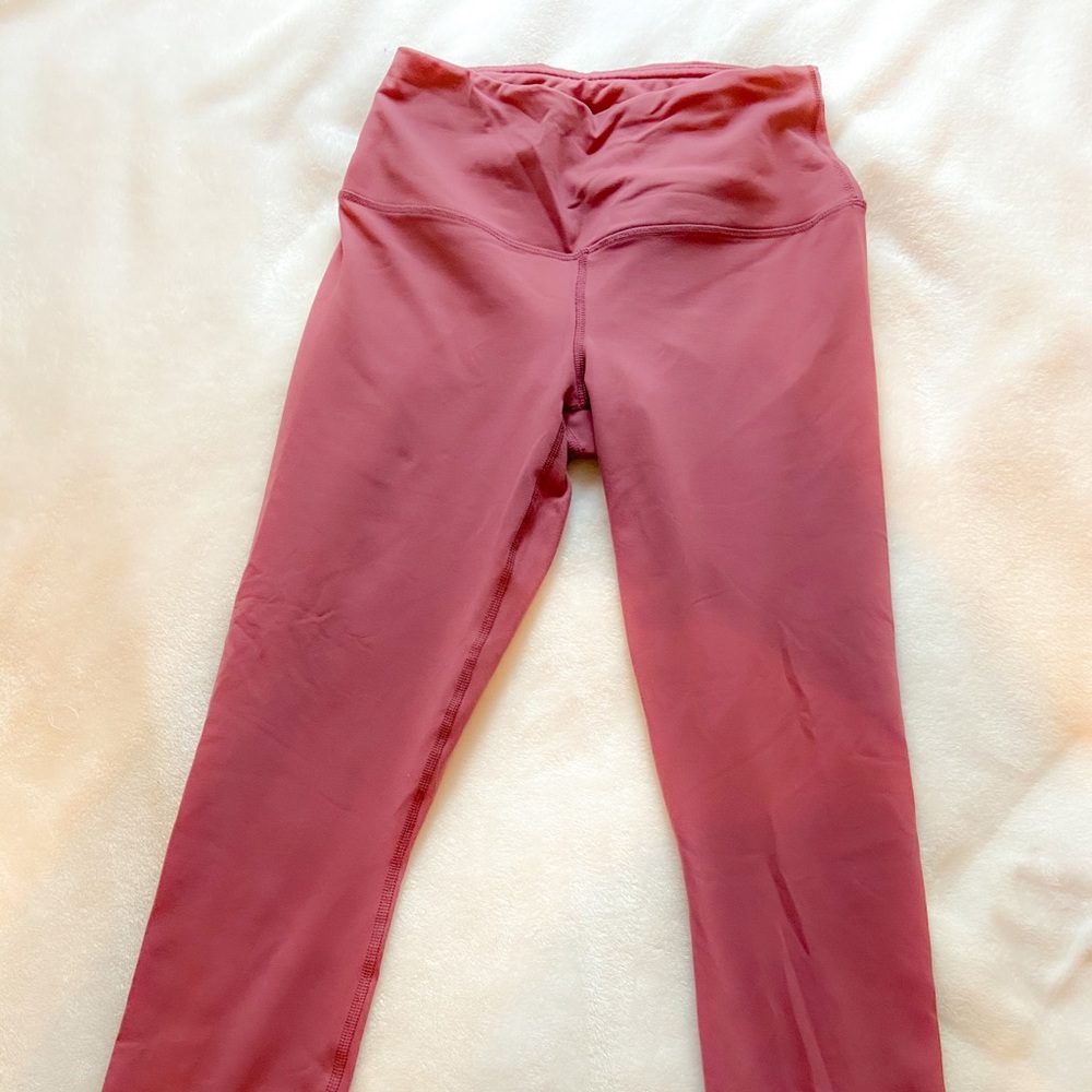pink high waisted leggings
